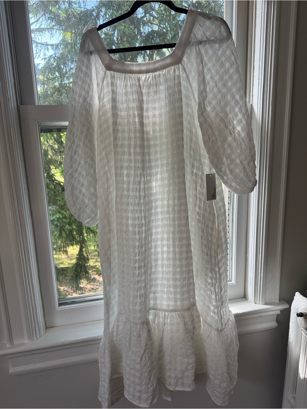 NWT Lisa Marie Fernandez Laure linen cotton Midi Dress